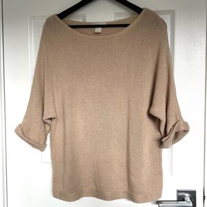 H&M Beige Tan Knit Sweater